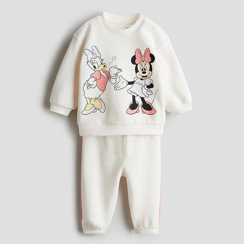 Toddler Cartoon Hoodie & Pants Set - 2-Piece