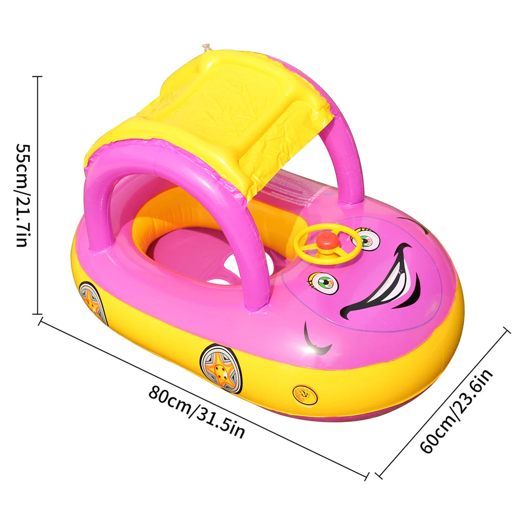 Toddler Car Pool Float - Swimming Ring Ages 4-6
