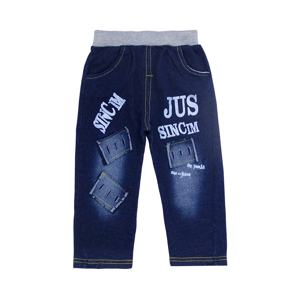 Toddler Boy Denim Vest Set - 3-Piece Outfit