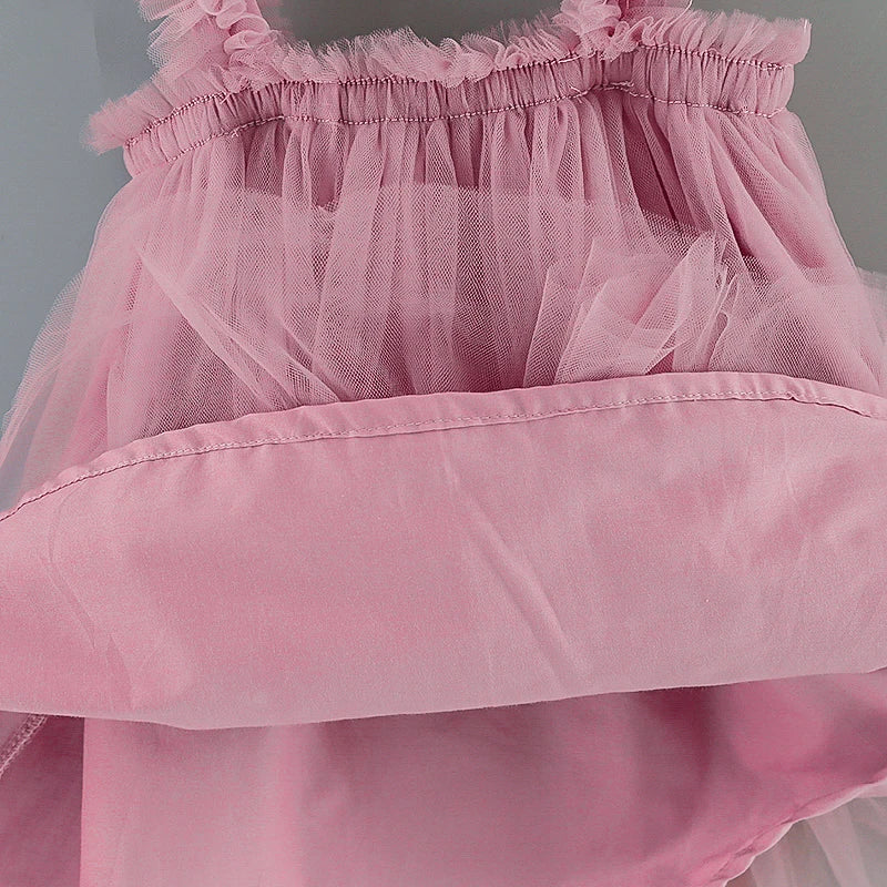 Baby Girl Tulle Party Dress - Sleeveless Tutu