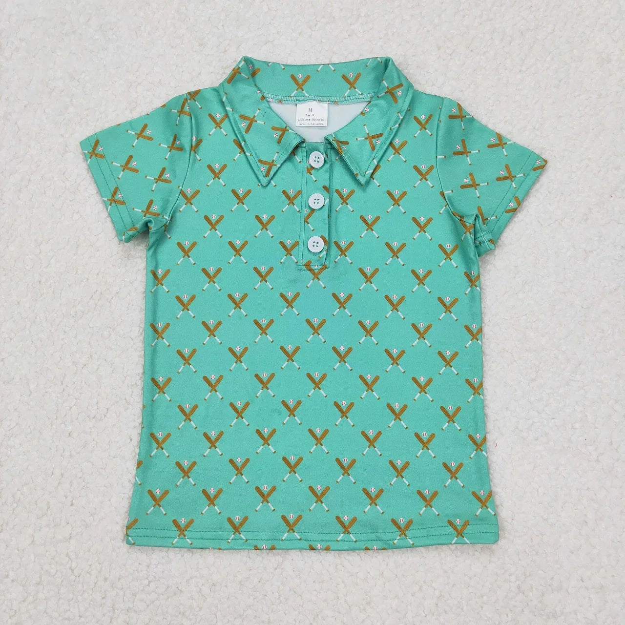 Toddler Boys Red Striped Button Shirt