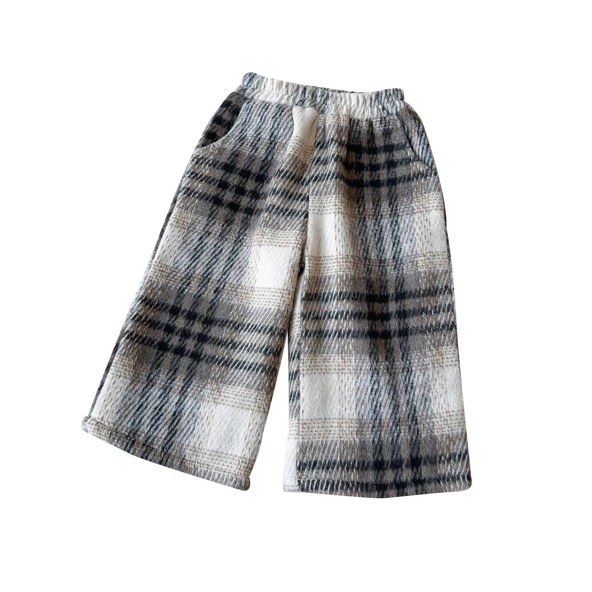 Toddler Girls Fleece-Lined Plaid Pants - Winter