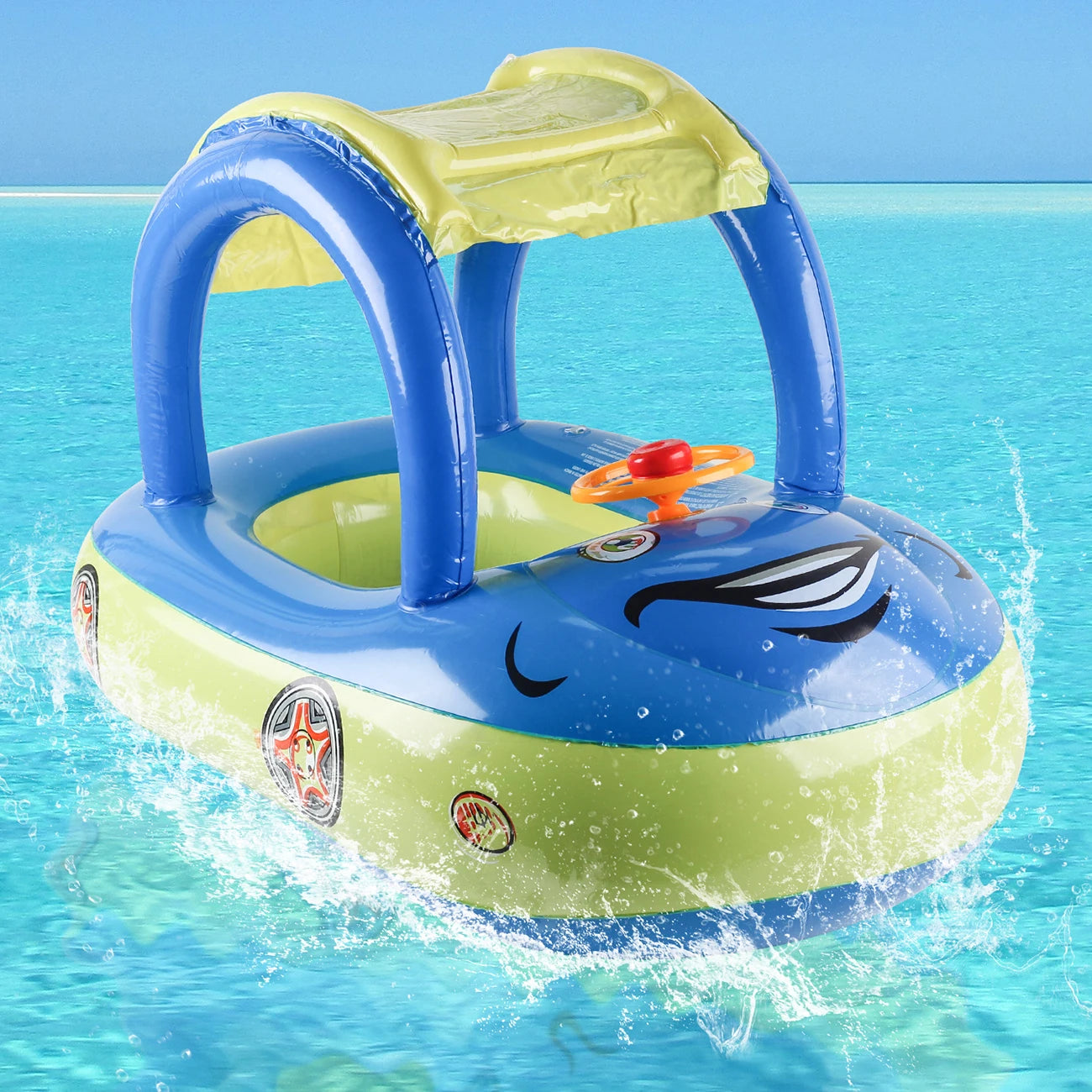 Toddler Car Pool Float - Swimming Ring Ages 4-6