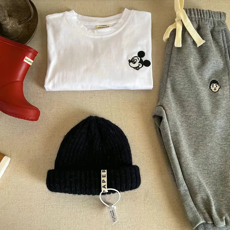 Kids Cartoon T-Shirt - Unisex Cotton Tee for Boys & Girls