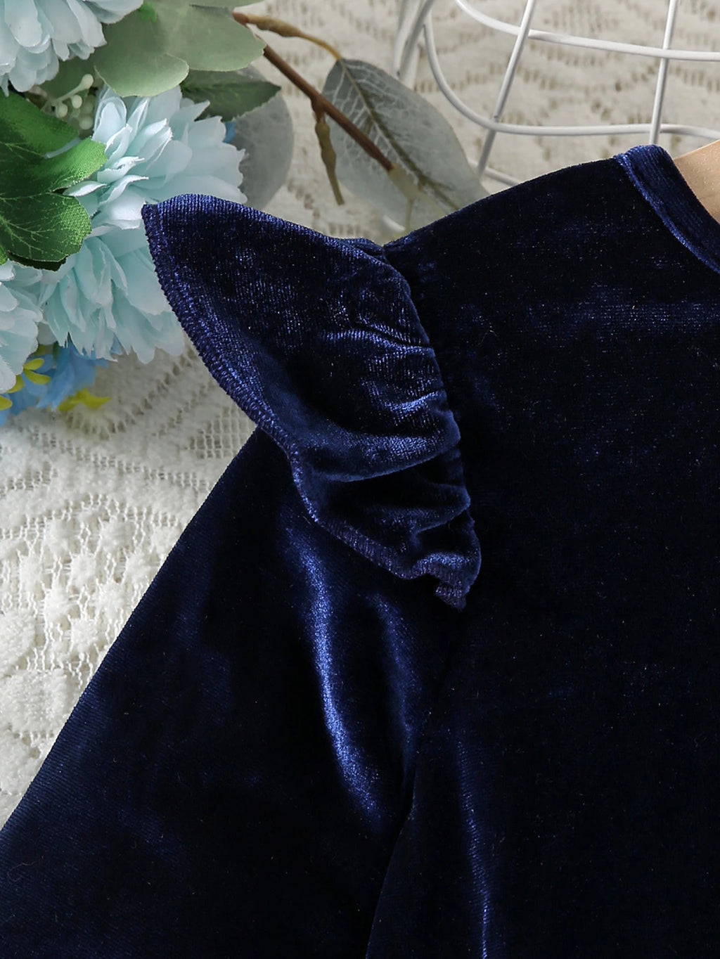 Toddler Girls Velvet Tutu Dress - Holiday Party Dress